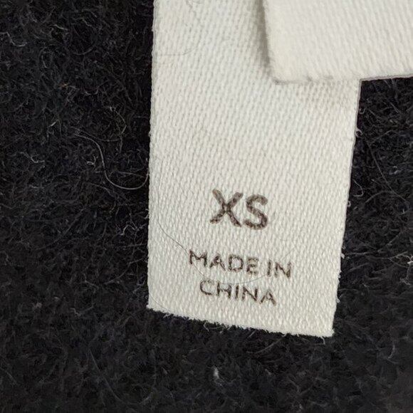 The Group Babaton Black 100% Cashmere Open Front Outskirt Cardigan - Picture 5 of 6